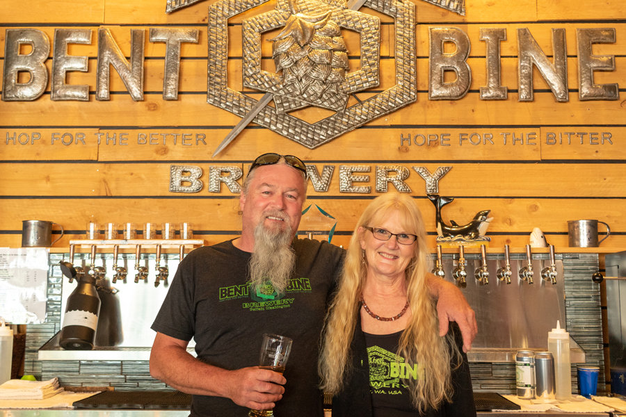 Bent Bine Brew Co. owners Tim and Colleen Masbruch.