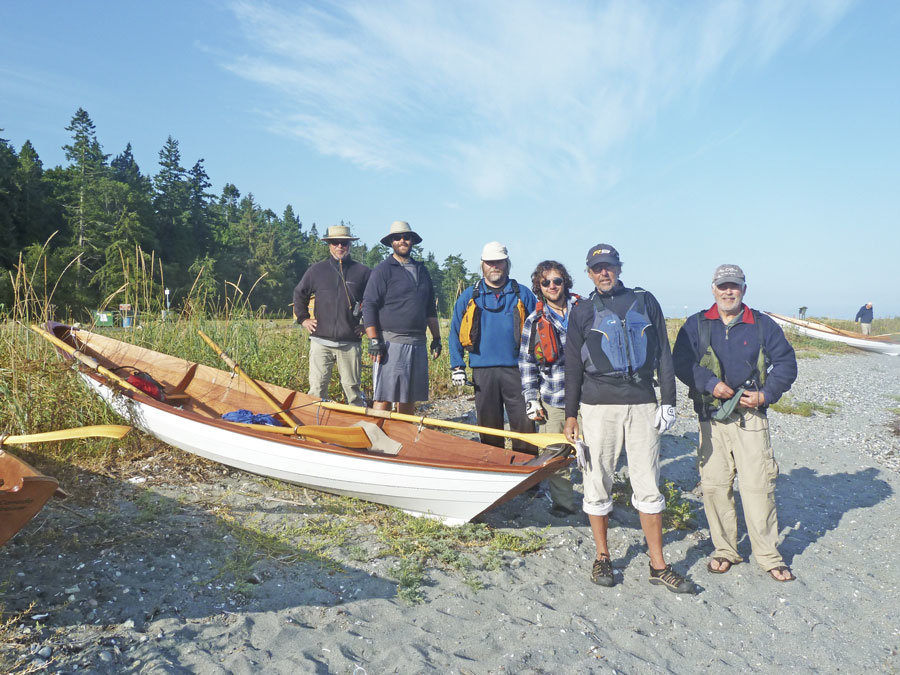 The boys from the boats at Birch Bay, including Rick's boat, named for his friend.