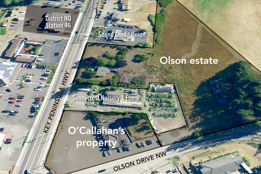 KPFD owns the Olson estate home, part of the pasture behind it, and the former O’Callahan’s property on the corner.