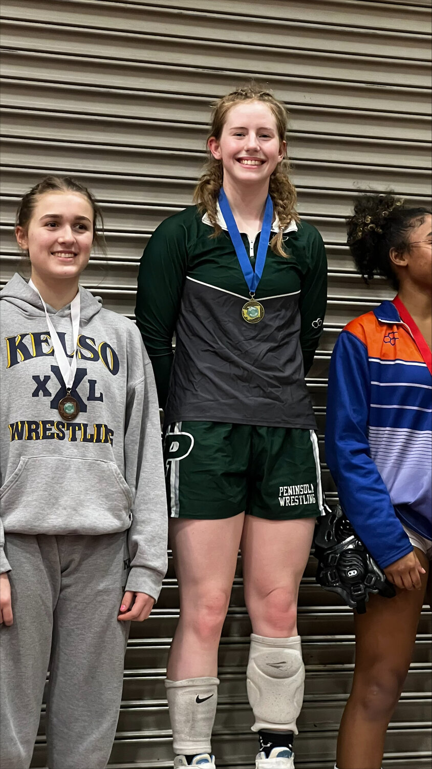 After besting last year's state champion Feb. 10, Peninsula Seahawks Mira Sonnen takes her place at the top.